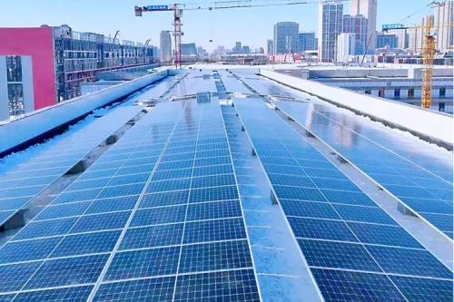 九洲集團承建哈爾濱電機廠屋頂光伏項目一期工程成功并網發(fā)電！